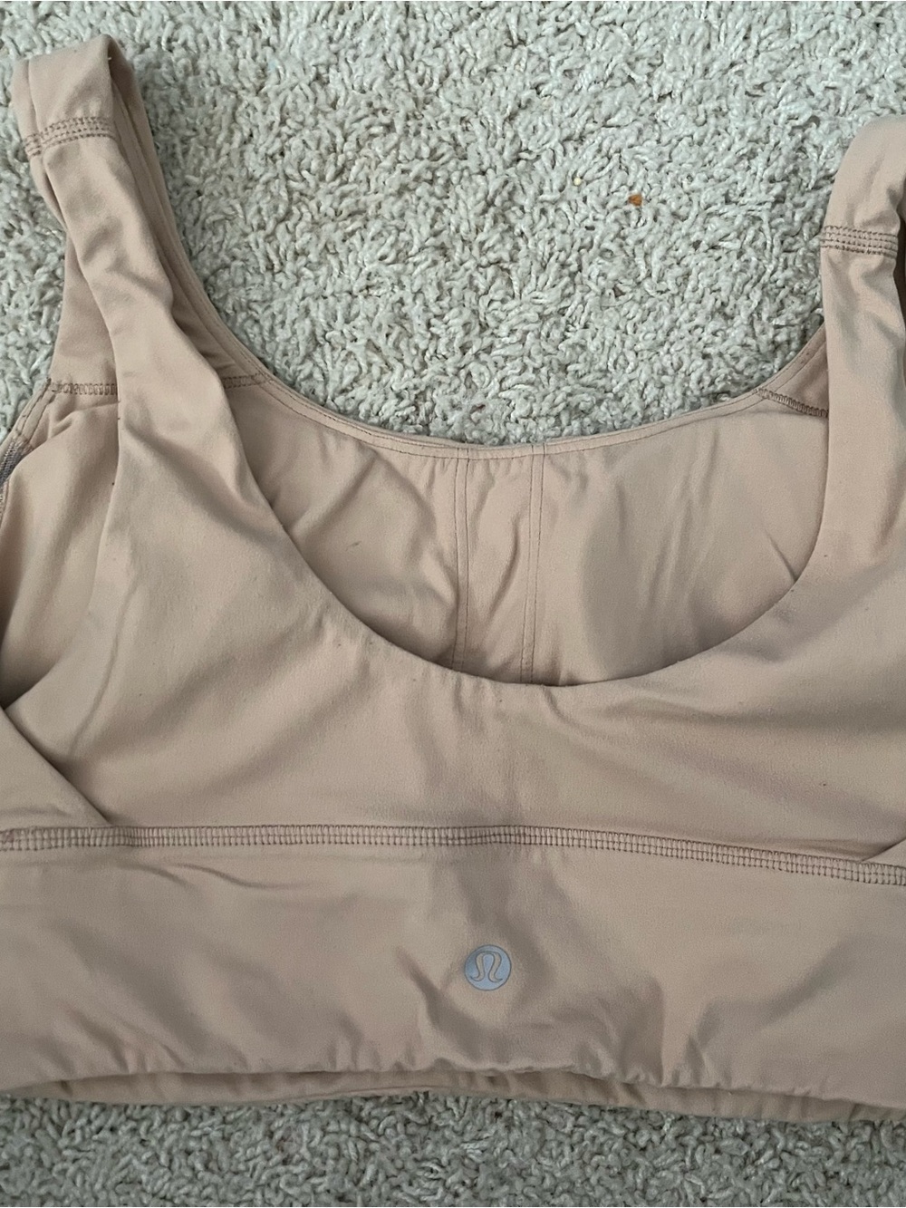 Lululemon Nude Medium Support Sports Bra, Size 8